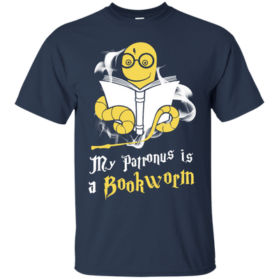 My Patronus Is A Bookworm T Shirt-T-Shirt & Hoodie-Classic T-Shirt-Navy