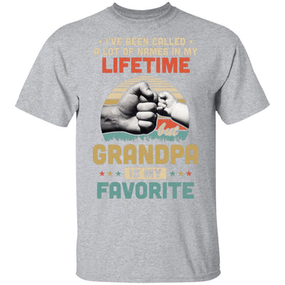 I've Been Called A Lot Of Names Grandpa Is My Favorite Gift-T-Shirt & Hoodie-Classic T-Shirt-Sport Grey