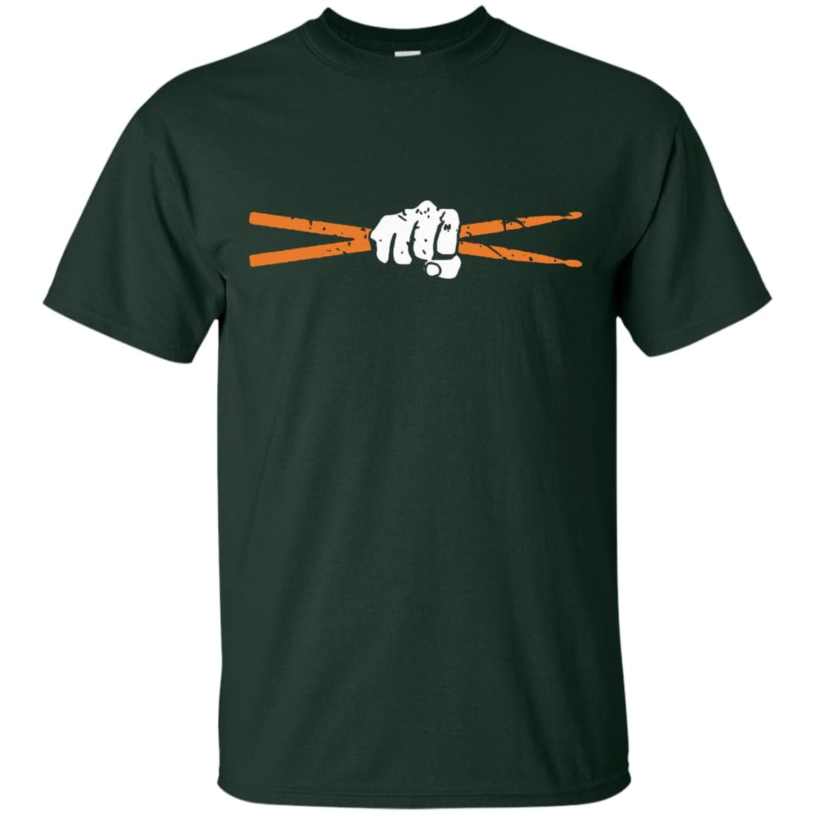 Drumsticks Drummer Awesome Music Lover Musician-T-Shirt & Hoodie-Classic T-Shirt-Forest Green