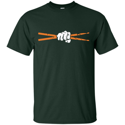 Drumsticks Drummer Awesome Music Lover Musician-T-Shirt & Hoodie-Classic T-Shirt-Forest Green