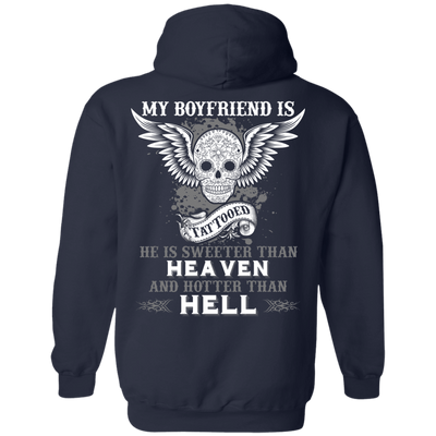 My Boyfriend Is Tattooted-T-Shirt & Hoodie-Pullover Hoodie-Navy