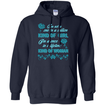 I'm A Once In A Lifetime Kind Of Woman-T-Shirt & Hoodie-Pullover Hoodie-Navy