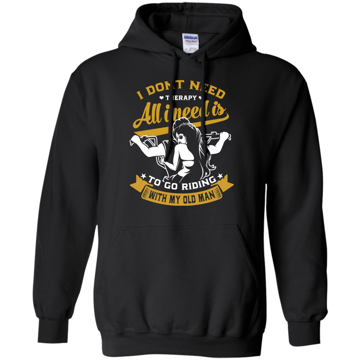 I Don't Need Therapy-T-Shirt & Hoodie-Pullover Hoodie-Black