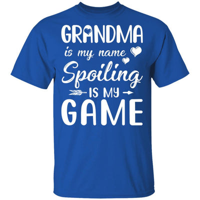 Grandma Is My Name Spoiling Is My Game Funny Mothers Day-T-Shirt & Tank Top-Classic T-Shirt-Royal