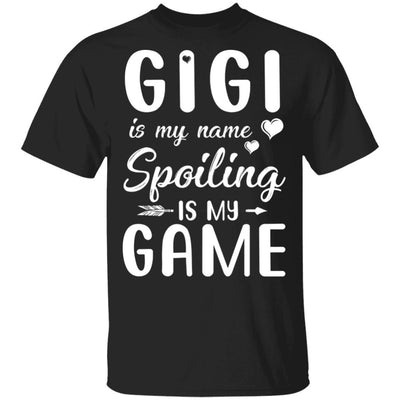 Gigi Is My Name Spoiling Is My Game Funny Mothers Day-T-Shirt & Tank Top-Classic T-Shirt-Black