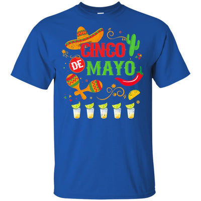 Mexico Fiesta Cinco De Mayo Costume Gifts-T-Shirt & Hoodie-Classic T-Shirt-Royal