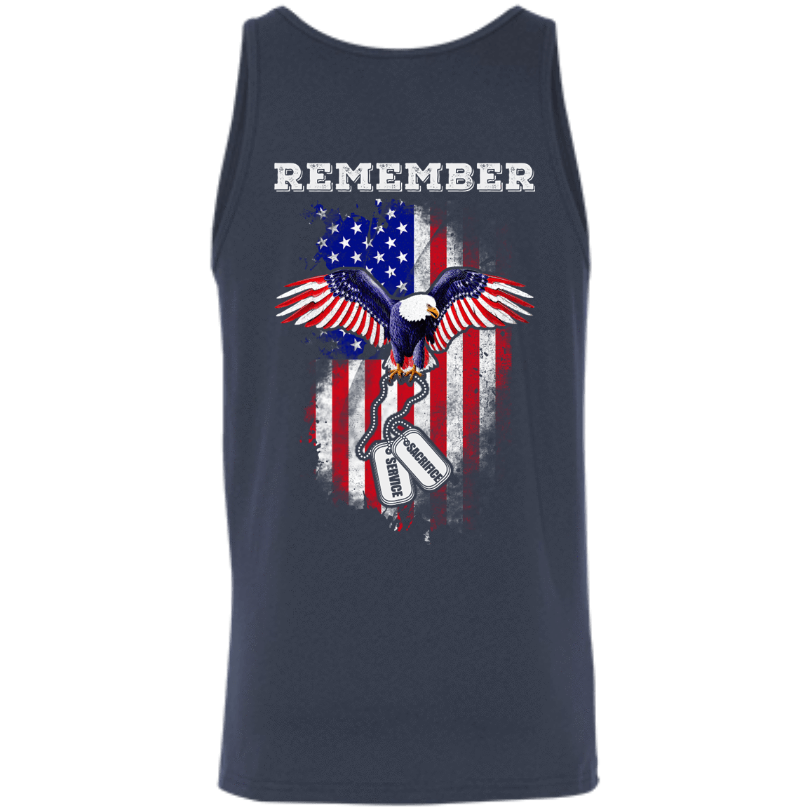 Remember Sacrifice Service-T-Shirt & Hoodie-Unisex Tank-Navy