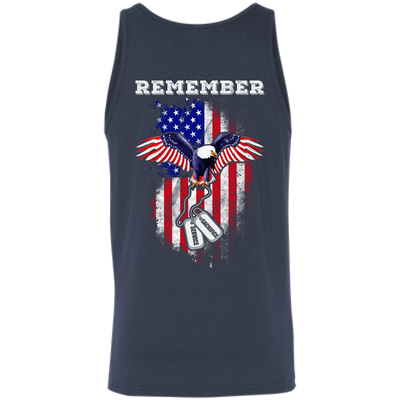 Remember Sacrifice Service-T-Shirt & Hoodie-Unisex Tank-Navy