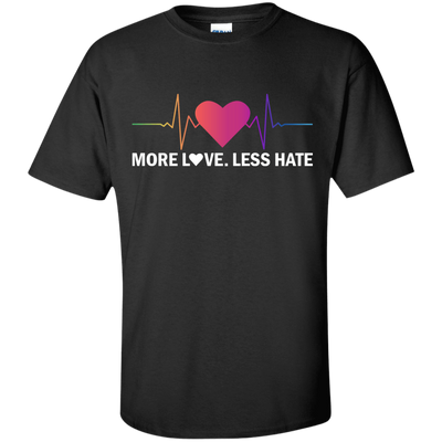 More Love Less Hate-T-Shirt & Hoodie-Classic T-Shirt-Black