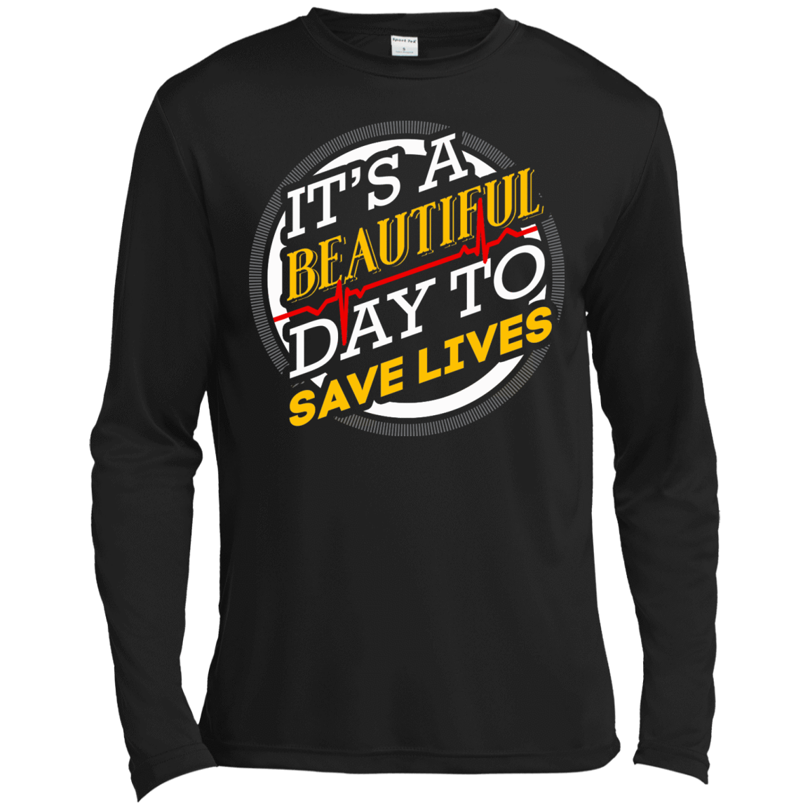 Its A Beautiful Day-T-Shirt & Hoodie-Long Sleeve T-Shirt-Black