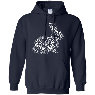 I Love Rabbits-T-Shirt & Hoodie-Pullover Hoodie-Navy