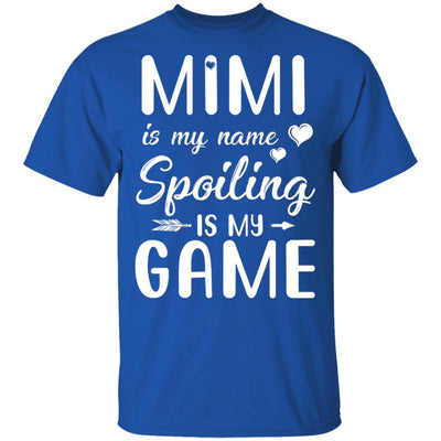 Mimi Is My Name Spoiling Is My Game Funny Mothers Day-T-Shirt & Tank Top-Classic T-Shirt-Royal