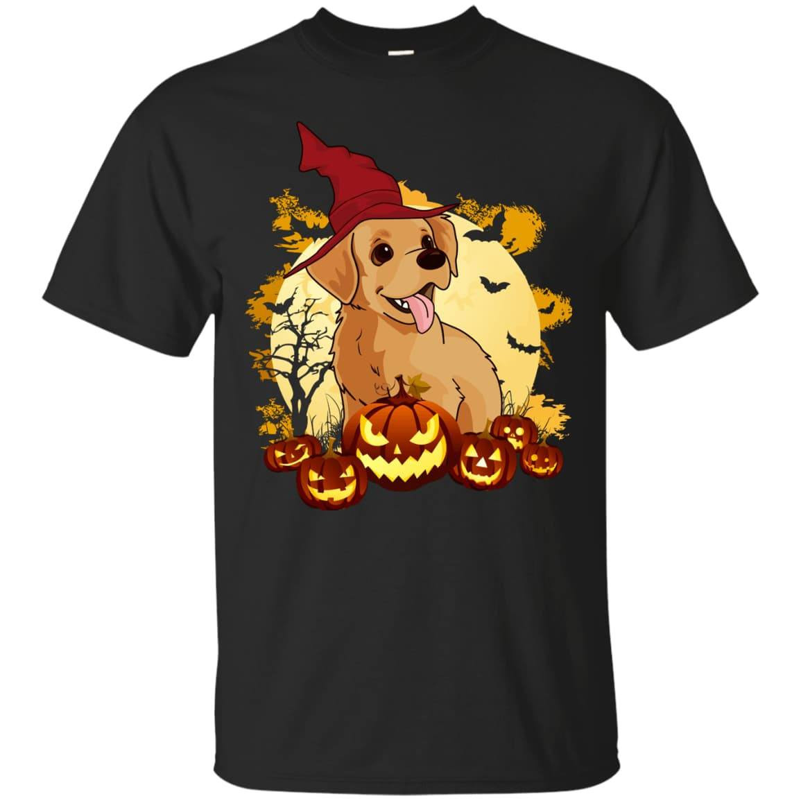 Happy Halloween Labrador Lover-T-Shirt & Hoodie-Classic T-Shirt-Black