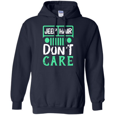 Jeep Hair Don't Care-T-Shirt & Hoodie-Pullover Hoodie-Navy