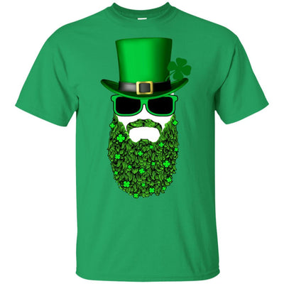 Bearded Man Moustache Leprechauns St Patrick's Day-T-Shirt & Hoodie-Classic T-Shirt-Irish Green
