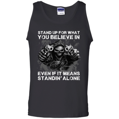 STAND UP FOR WHAT YOU BELIEVE-T-Shirt & Hoodie-Unisex Tank-Black