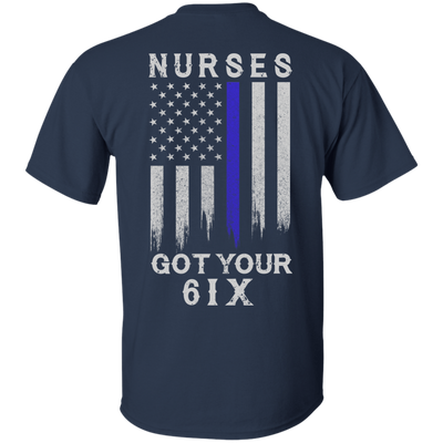 Nurse I Got Your 6-T-Shirt & Hoodie-Classic T-Shirt-Navy