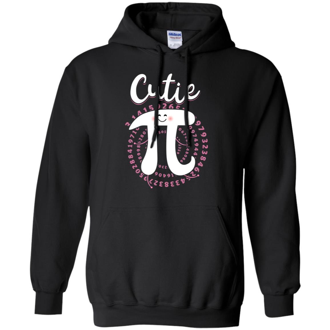 Cutie Pi Cute Math Pi Day Gifts-T-Shirt & Hoodie-Pullover Hoodie-Black