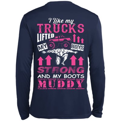 I Like My Trucks-T-Shirt & Hoodie-Long Sleeve T-Shirt-Navy