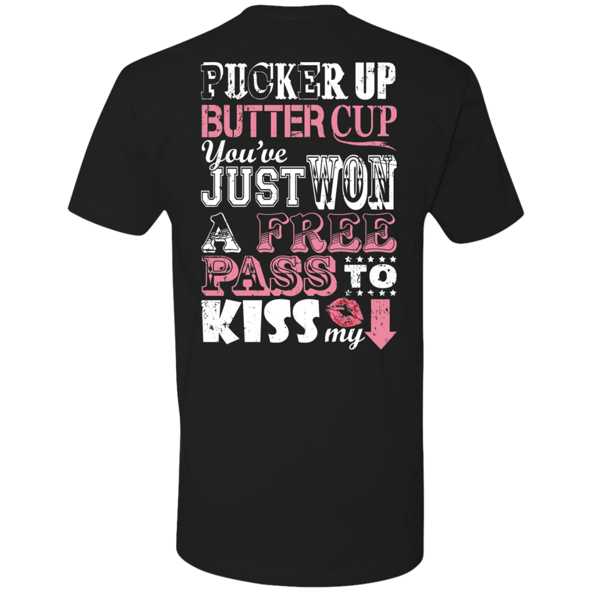 PUCKER UP BUTTER CUP-T-Shirt & Hoodie-Premium T-Shirt-Black