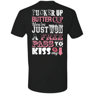 PUCKER UP BUTTER CUP-T-Shirt & Hoodie-Premium T-Shirt-Black