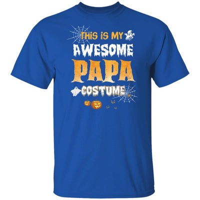 Halloween This Is My Awesome Papa Costume-T-Shirt & Hoodie-Classic T-Shirt-Royal