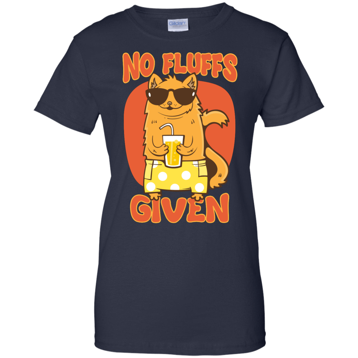 No Fluffs Given-T-Shirt & Hoodie-Women's T-Shirt-Navy