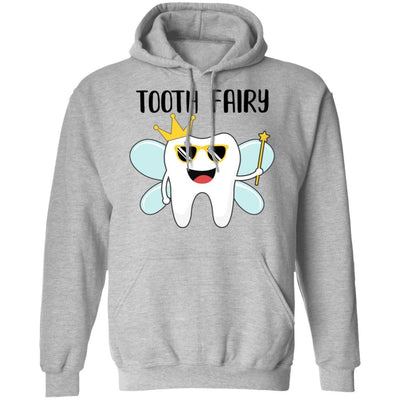 Tooth Fairy Halloween Costume For Adults And Kids-T-Shirt & Hoodie-Pullover Hoodie-Sport Grey