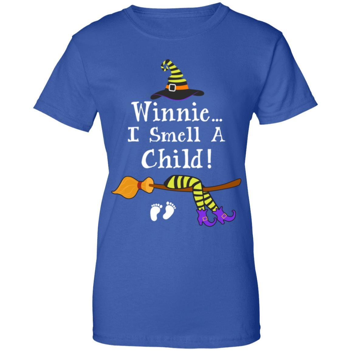 I Smell A Child Pregnancy Halloween Costumes For Women-T-Shirt & Tank Top-Women's T-Shirt-Royal