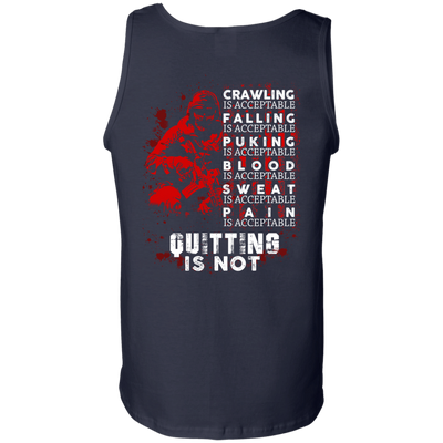 SPARTAN WARRIOR-T-Shirt & Hoodie-Unisex Tank-Navy