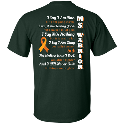 Multiple Sclerosis Warrior-T-Shirt & Hoodie-Classic T-Shirt-Forest Green