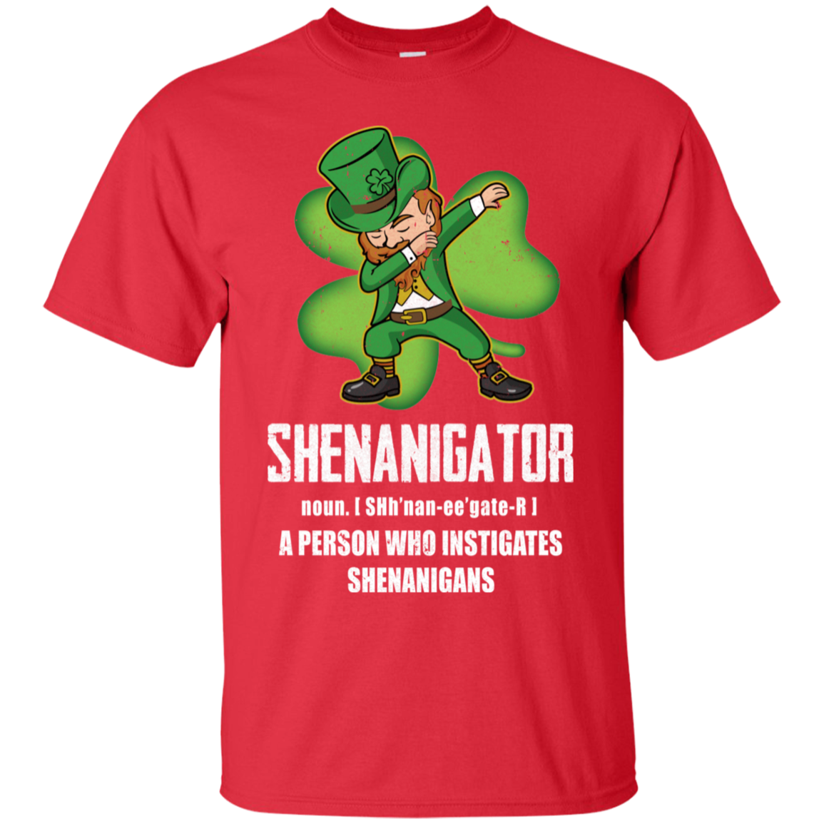 Shenanigator Person Who Instigates Shenanigans Irish-T-Shirt & Hoodie-Classic T-Shirt-Red