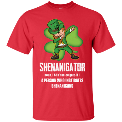 Shenanigator Person Who Instigates Shenanigans Irish-T-Shirt & Hoodie-Classic T-Shirt-Red