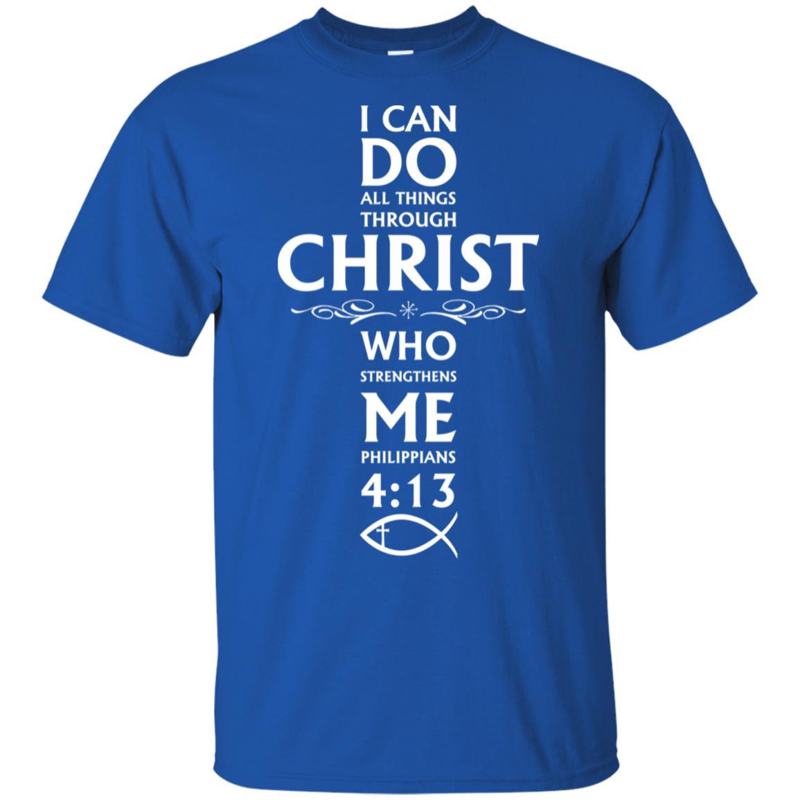 I Can Do All Things Philippians 4:13 Christian Gifts-T-Shirt & Hoodie-Classic T-Shirt-Royal
