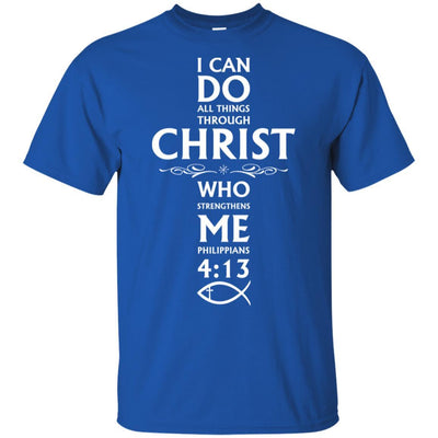 I Can Do All Things Philippians 4:13 Christian Gifts-T-Shirt & Hoodie-Classic T-Shirt-Royal