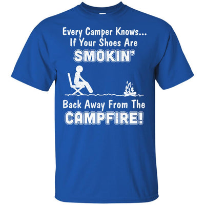 Every Camper Knows If Your Shoes Are Smokin' Camping-T-Shirt & Hoodie-Classic T-Shirt-Royal