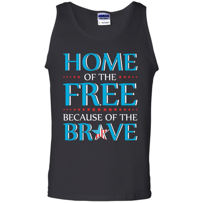 Home Of The Free-T-Shirt & Hoodie-Unisex Tank-Black