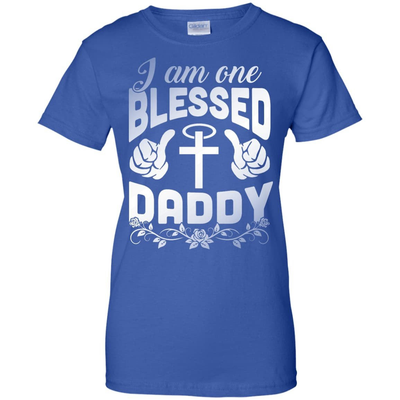 I Am One Blessed Daddy-T-Shirt & Hoodie-Women's T-Shirt-Royal
