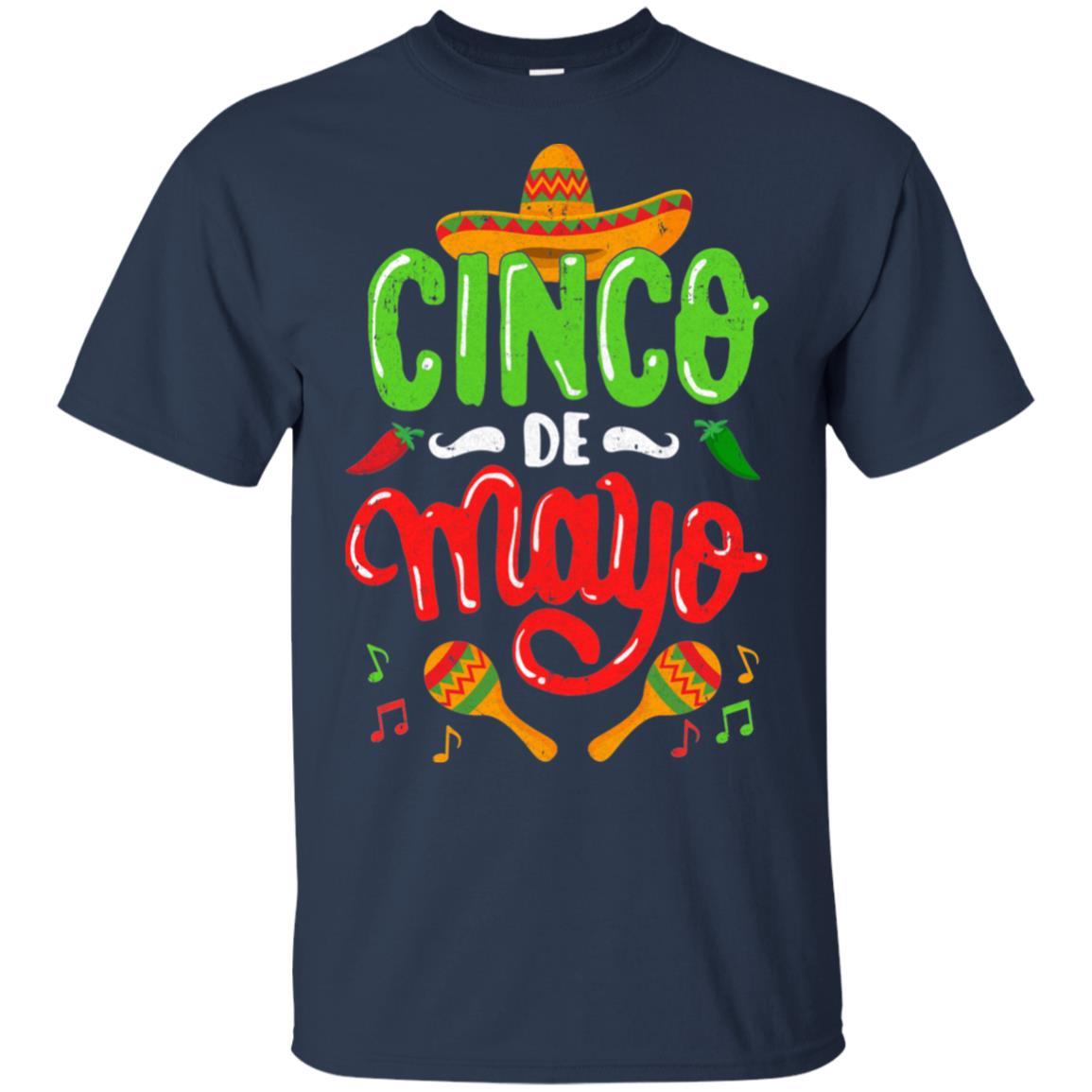 Cinco De Mayo Mexico-T-Shirt & Hoodie-Classic T-Shirt-Navy