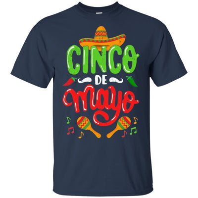 Cinco De Mayo Mexico-T-Shirt & Hoodie-Classic T-Shirt-Navy