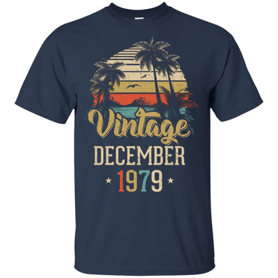 Retro Classic Vintage December 1979 42th Birthday Gift-T-Shirt & Hoodie-Classic T-Shirt-Navy