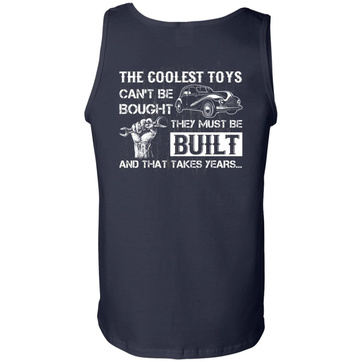 Coolest Toys Can't Be Bought They Must Be Built-T-Shirt & Hoodie-Unisex Tank-Navy