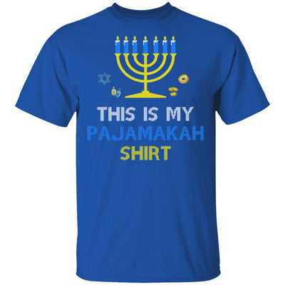 Funny Hanukkah Pajama Gift This Is My Pajamakah-T-Shirt & Sweatshirt-Classic T-Shirt-Royal