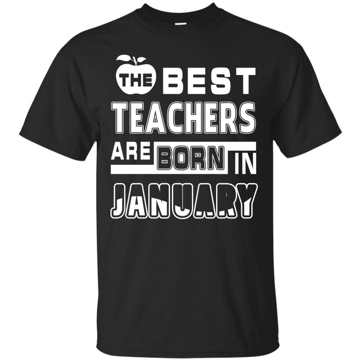 The Best Teachers Are Born In February-T-Shirt & Hoodie-Classic T-Shirt-Black