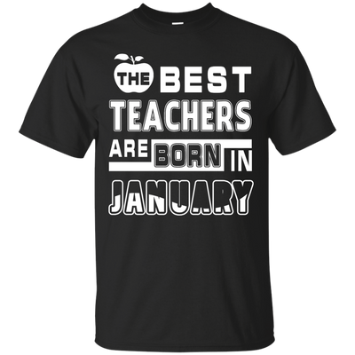 The Best Teachers Are Born In February-T-Shirt & Hoodie-Classic T-Shirt-Black