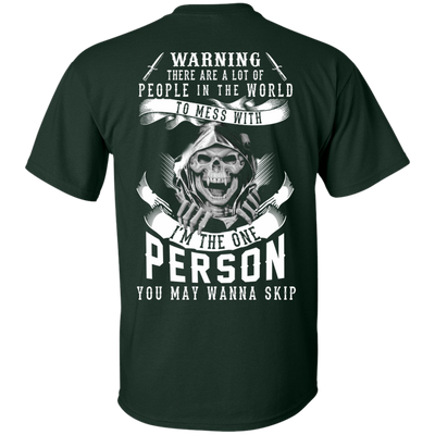 I'm The One Person You May Wanna Skip-T-Shirt & Hoodie-Classic T-Shirt-Forest Green