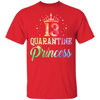 13 Quarantine Princess Happy Birthday Youth-Youth Shirt-Youth T-Shirt-Red