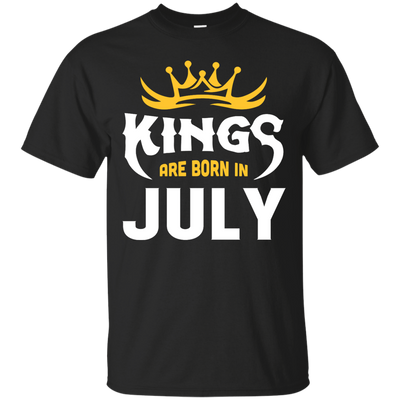 Kings Are Born In July-T-Shirt & Hoodie-Classic T-Shirt-Black