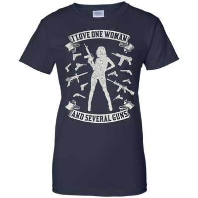 I Love One Woman And Several Guns-T-Shirt & Hoodie-