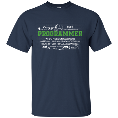 I'm A Programmer-T-Shirt & Hoodie-Classic T-Shirt-Navy